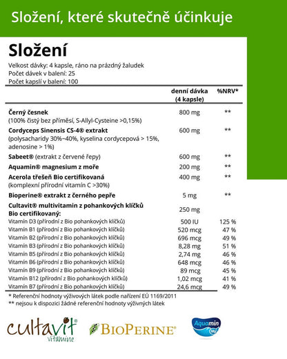 PANAKEYA® Cardio - doplněk výživy (100 kapslí)